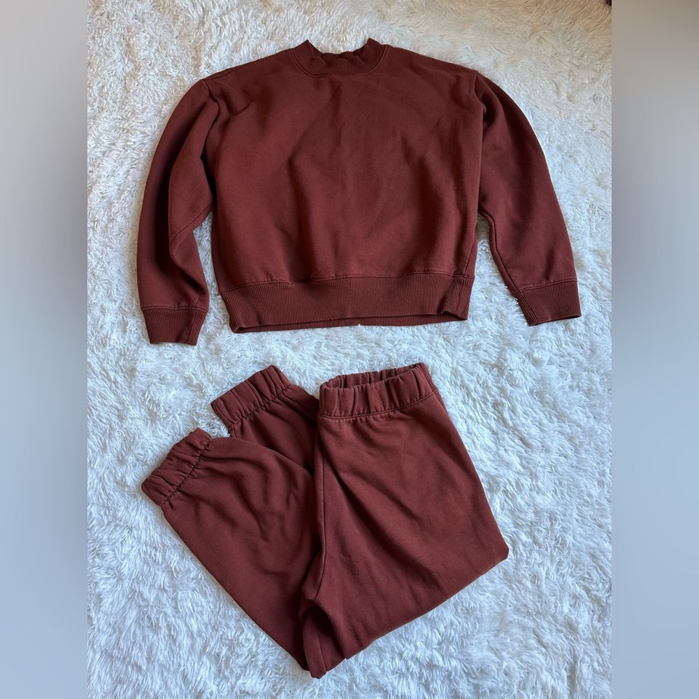 A New Day Target Lounge Set Sweatshirt and Sweatpants - Picture 1 of 6